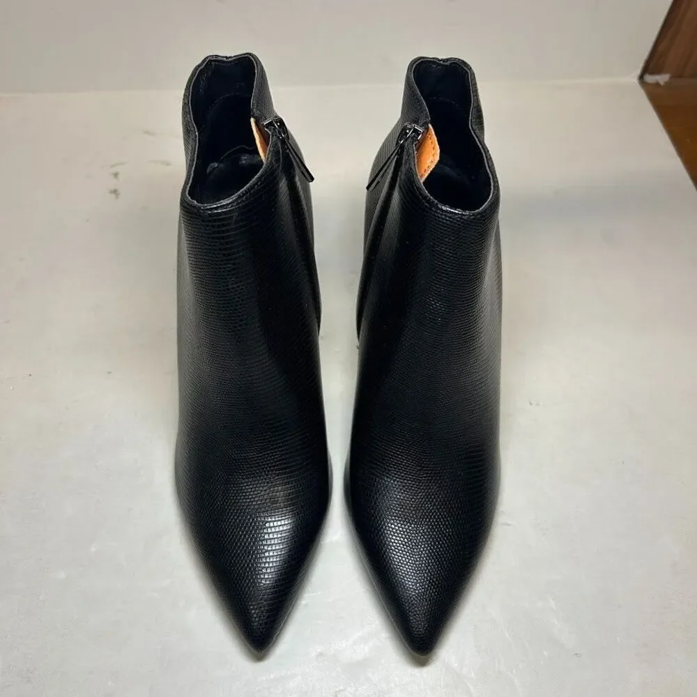 French Connection Womens 6.5 M Black Ally Pointed Toe Booties DISPLAY PR5